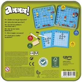 Cayro Arrrr - + 5 Years - Ingenuity, Skill and Fun - Educational Board Game for Kids - Learn Words and Have Fun - Ideal for 2 Players