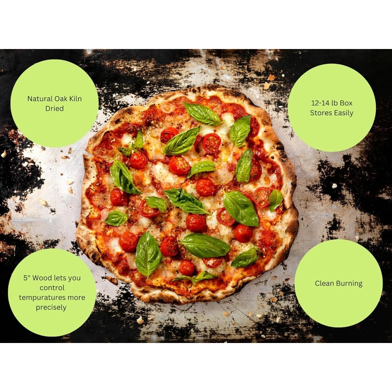 12-14 lbs Per Box Kiln Dried Mini-Oak Pizza Oven Wood