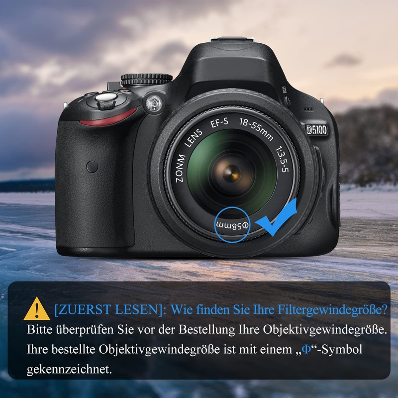 ARTCISE 46mm UV Filter, 16 Layers Multi-Coated HD Optical Glass,