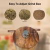 Salt and Pepper Grinder Set,Stainless Steel Manual Salt and Pepper