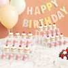 Acrylic Display Risers,3-Tier Clear Display Stand, Clear Display Riser Shelf