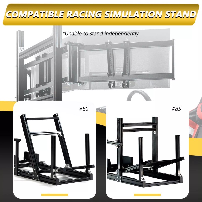 Dardoo Aluminum Profile Cockpit Triple Monitor Stand for Racing Sim