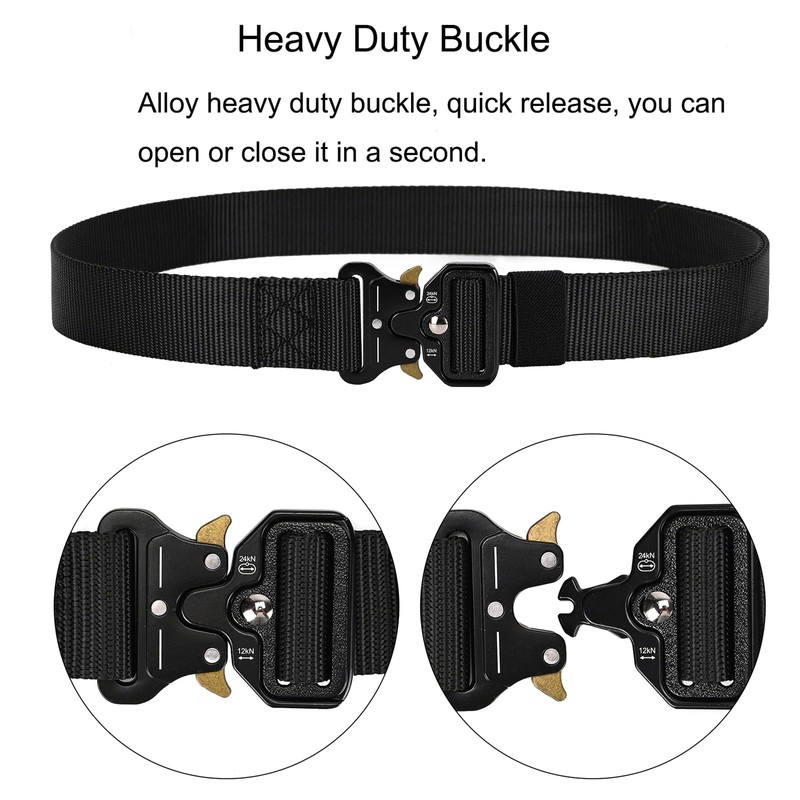 Luufan Tactical Safety Belt Military Molle Belt Heavy Duty Adjustable