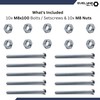 M8 Nuts & Bolt 10 Pack (M8 x 100mm Bolts