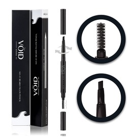 VOID Homme Beard Pen (Dark Brown) Men's Beard Filler and Beard Pencil, Beard Colour Black and Beard Filler for Filling, Beard Filler Pen and Beard Colouring Black, Waterproof Beard Pencil