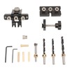 Dowel Jig Quick Precise Positioning Hole Drill Locator Aluminum Alloy