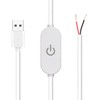 RecDec 2 Pack Led Strip Lights On/Off Switch Cable with