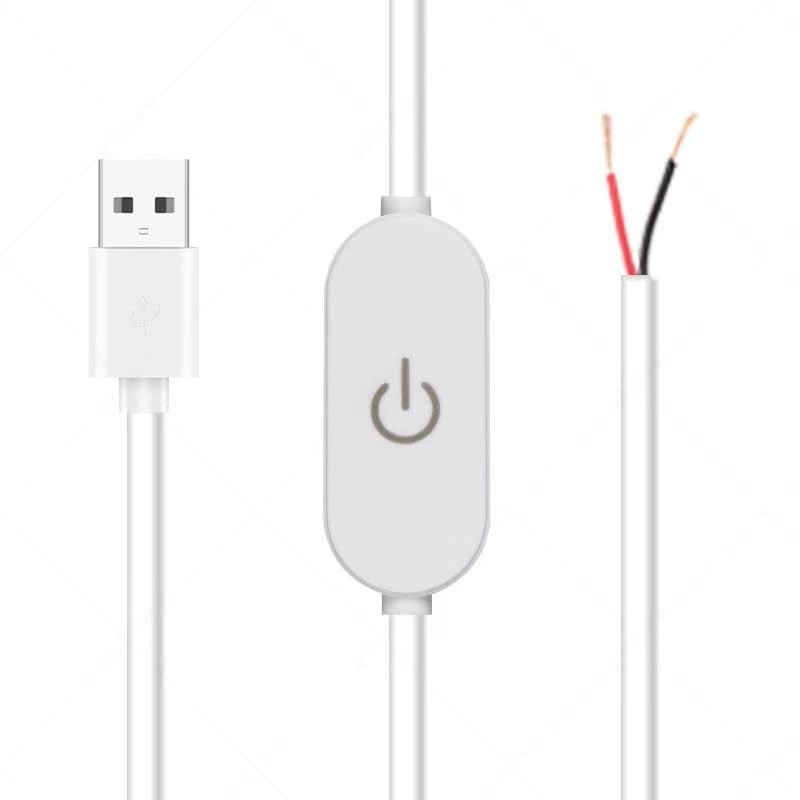 RecDec 2 Pack Led Strip Lights On/Off Switch Cable with