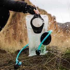 The Trailflow-88 Hydration Bladder. Leakproof, Easy to Clean and Fill Water Reservoir BPA Free, Fits Most Hydration Backpacks. Great for Running Hiking Camping Cycling. (2L)