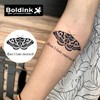 Boldink Temporary Tattoos, semi permanent tattoos, 15-day long lasting tattoo