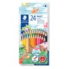 STAEDTLER Noris Club Coloured Pencils Pack of 24 Double Decker