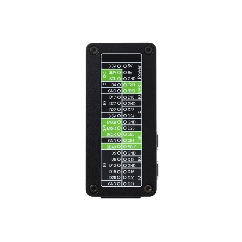 waveshare Aluminum Alloy Protection Case Compatible with Zero/Zero W/Zero 2