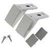 ORIGINAL Door handle Repair Set Door Handle silver Fridge Freezer