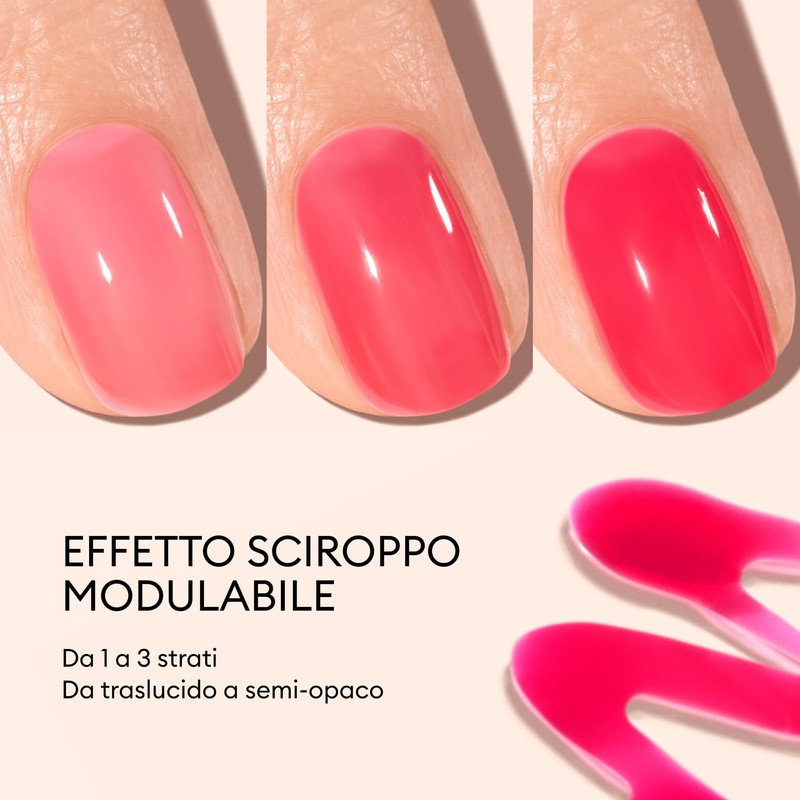 Manucurist Jelly Green Smalto Rosa Lampone Pomme d'Amour