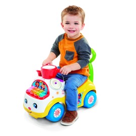 Little People Fisher-Price Music Parade Ride-On, White