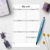 321Done Weekly Checklist Notepad - 50 Sheets (5.5" x 8.5")
