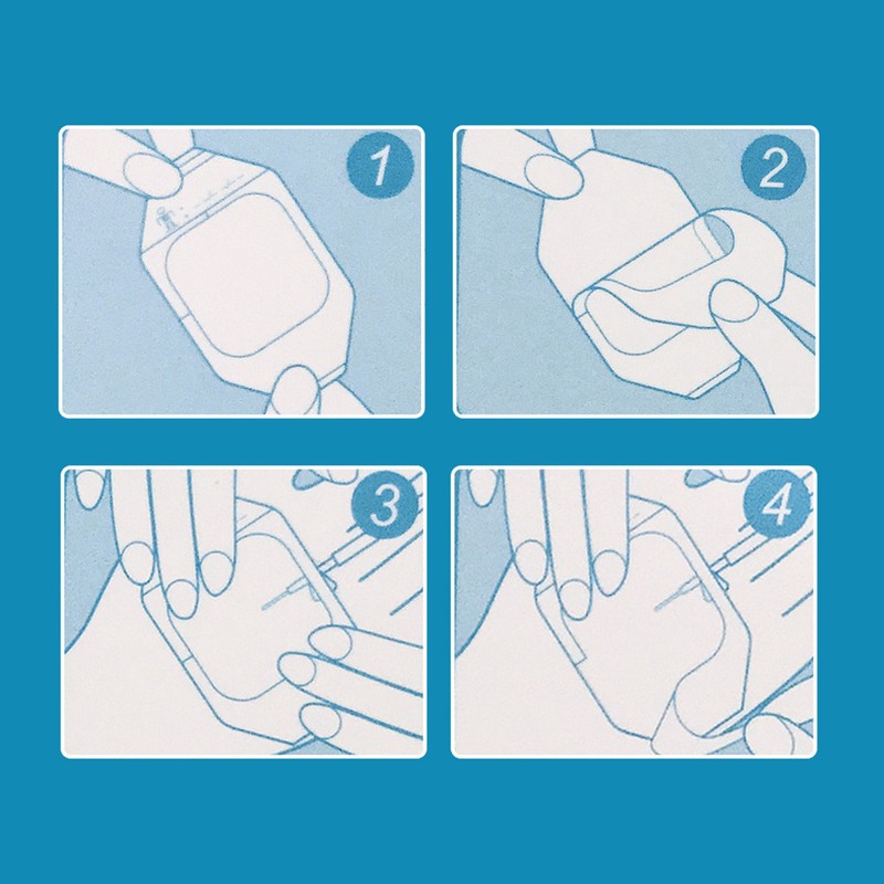 50pcs 3.9 X 4.7in Transparent Film Dressing Wound Bandage Adhesive