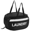Collapsible Laundry Baskets with Lid, Foldable Clothes Hamper with Reinforced