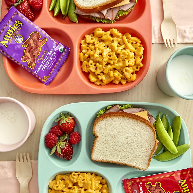 Annie's Yummy Bunnies and Cheddar, Mac and Cheese Made with