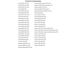 Tusk Low-Profile Magnetic Drain Bolt Compatible with Kawasaki KLR650 1987-2018, 2022-2025