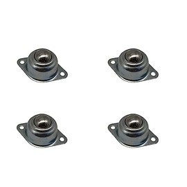 Ball Roller Bearing Transport Wheels Bearing Roller for Conveyor Belt Ball Roller for Transport Goods Pack of 4 50 mm