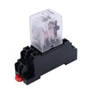 mxuteuk 2pcs HH52P DC 12V Coil 8 Pin 5A DPDT