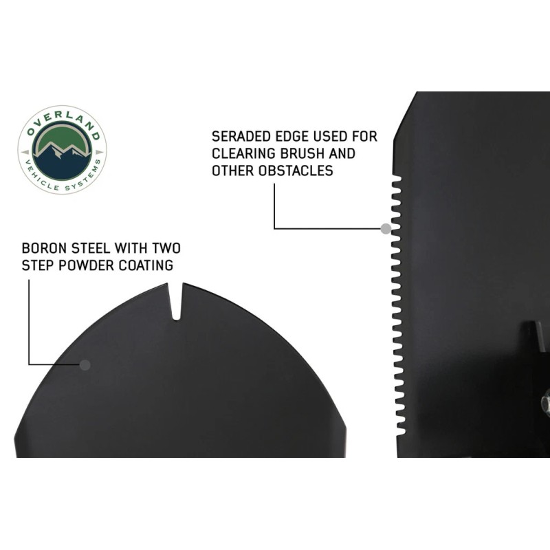 Overland Vehicle System Small Recovery Ramp & Multi Functional Shovel