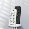 8 Way Power Strip USB C European Socket Desk Wall