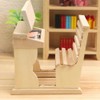 Toyvian Chair Desk Doll Accessories Table Imaginative Photo Dollhouse Writing