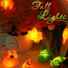Bolvinaso 10ft Fall LED String Lights 3D Acorn Pumpkin Maple