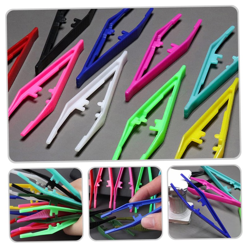 TOVINANNA 60pcs Eyebrow Tweezers Grooming Clips for Precise Trimming and