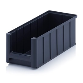 Creativ Ladenbau GmbH Storage Box/Display Box/Stacking Box/Storage Box/Sorting Box/Sorting Box in Size 3 Long, Stackable, Colour: Anthracite Grey (Anthracite Grey Similar to RAL7016)