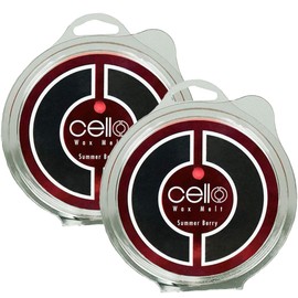 Cello Summer Berry Wax Melts Duo Pack. Strong Scented Wax Melts for Electric Burners. Home Fragrance Gifts.
