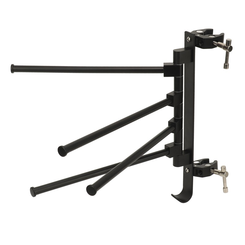 RV Clothes Drying Rack Aluminum Multifunctional Anti Rust 180° Rotatable