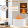 PLUWEL Flame Diffuser Humidifier-Auto Off 180ml Essential Oil Diffuser-2 Modes