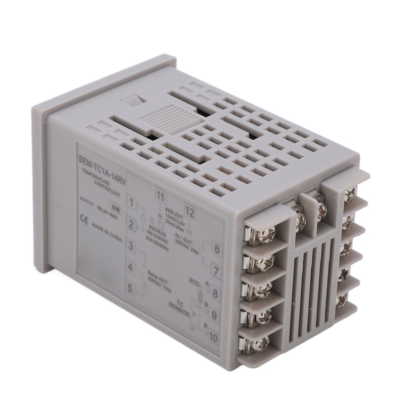 Digital Thermostat PID Temperature Controller Intelligent Relay Output Thermostat 100240VAC(BEM-TC1A-14RV