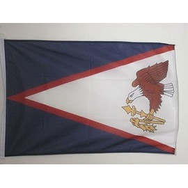 AZ FLAG American Samoa Nautical Flag 18'' x 12'' - American Samoan Flags 30 x 45 cm - Banner 12x18 in for Boat