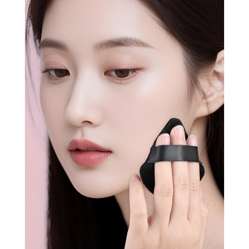 EIGSHOW Powder Puff Triangle Plush Loose Makeup Puff for Powder,