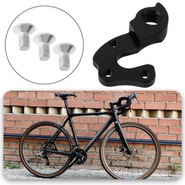 Briny River Bike Dropout Derailleur Hanger CNC Aluminum Hanger with Screws Compatible with Planet X XLS Black