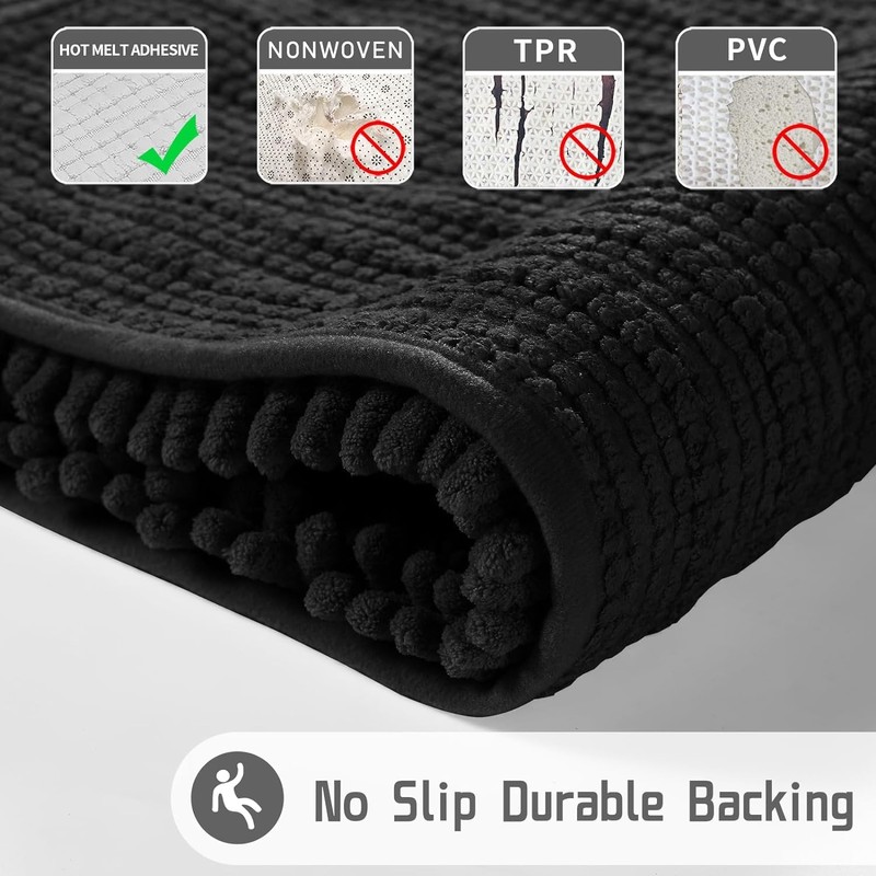 Yimobra Original Luxury Chenille Bath Mat, 43 x 61 cm,