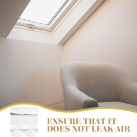 DOITOOL Attic Fan Covers insulated, Insulation Covers with Adhesive for Attic Fan, Attic Ceiling Insulation Shutter Covers, 50.7 X 37.34 X 0.39in