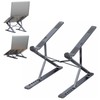 Domstar Laptop Stand with Height and Angle Adjustment, Foldable, Non-slip,