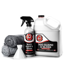 Adam's Polishes H2O Guard & Gloss - Revolutionary Hybrid Top Coat Technology Combines Silica Sealant and Quick Detailer Technology - Seals, Shines, and Protects All Exterior Surfaces (Collection)