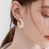 Bohemian Statement Earrings for Women Drop Dangle Huggie Hoop Earring