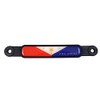 Philippine Philippines Flag Emblem Black Screw On Car License Plate