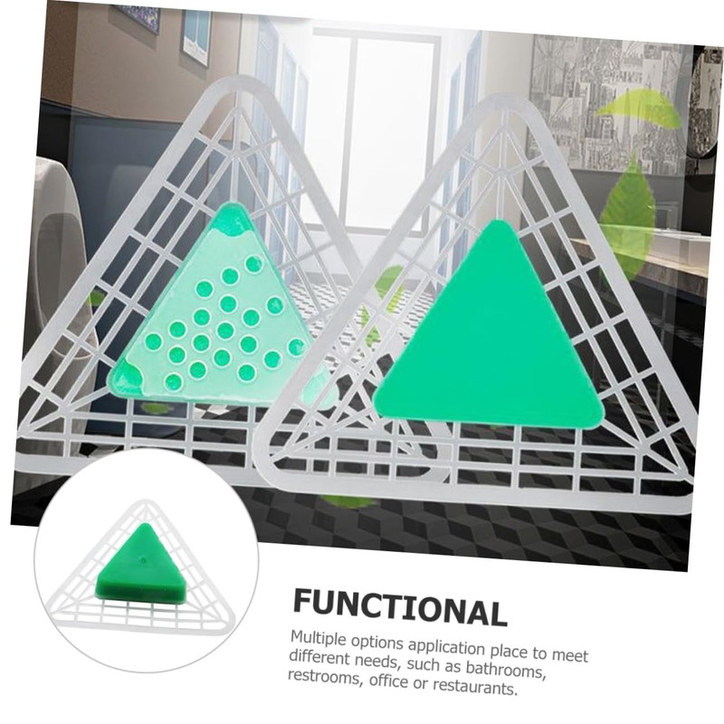 SHINEOFI Triangle Urinal Deodorizer Screens Professional Bathroom Air Fresheners Easy