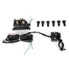 OCPTY 12V Solenoid Relay contactor Winch Rocker Switch Thumb ATV UTV UniVersa l Kit