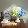 SITUMEIZI Hydrangea Artificial Flower Faux Hydrangea Flowers 21 Inch Latex