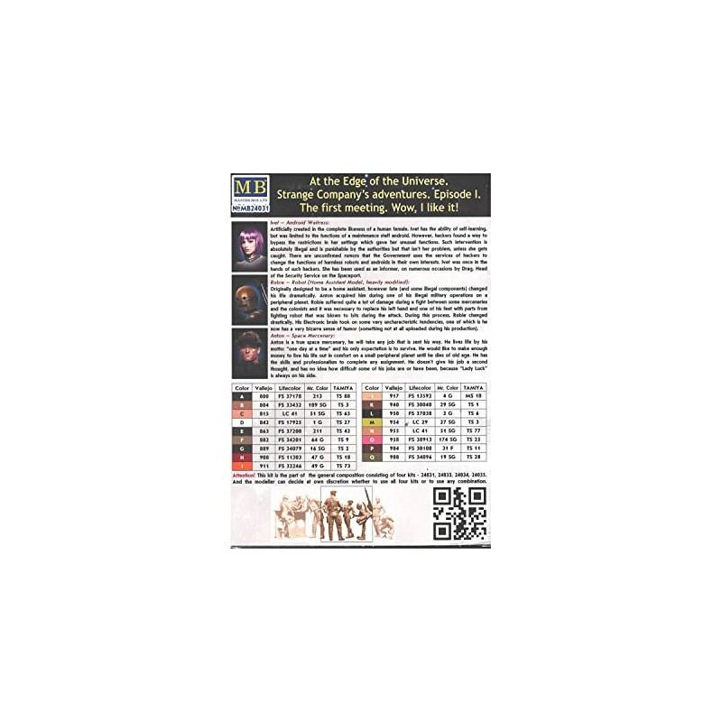 Masterbox 24031 Modellbausatz, verschieden