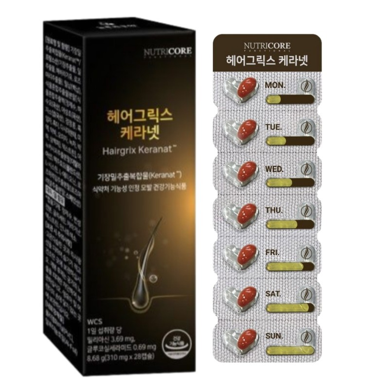 Nutricore Keranet Hairgrix Miliacin Hair Elasticity Improvement Hair Solution 3